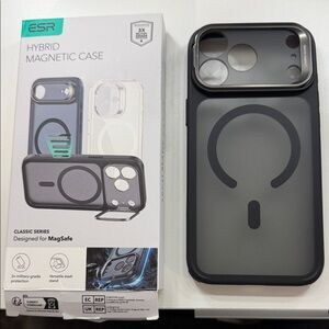 Black Hybrid Magnetic Case for iPhone